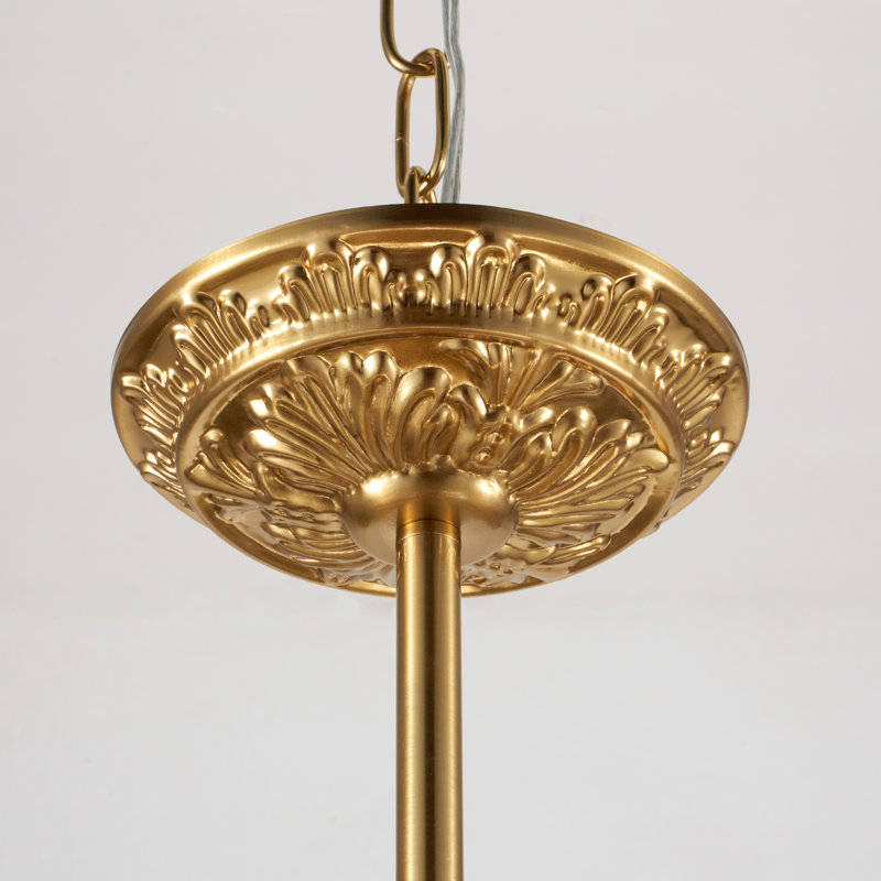 Lustre en cristal à gradation de 6 lumières Mid-Century, H 47,5 po x l 20 po x P 20 po, Doré