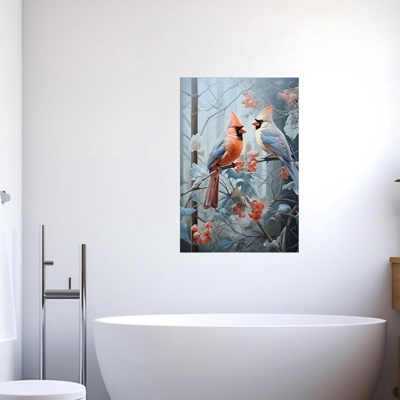 Art mural 24 po x 36 po Birds