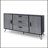 MULTI FUNCTION CABINET Material: Particleboard Assembly Required  16.25"D x 59.25"W x 29.50"H-93107751