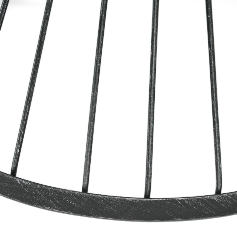 TABLE D'appoint LASSEN 16 ", Noir mat
