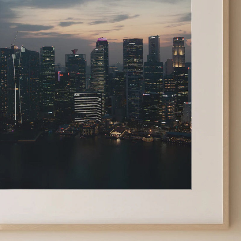 Singapore Travel Print 2, 40cm H x 30cm W