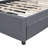 Upholstered Platform Bed with 2 Drawers and 1 Trundle, Classic Headboard Design-1223924941-1223924937