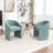 Halley Velvet Upholstered Dining Chair-1459958060