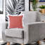  Coussin à fermeture à glissière géométrique 100% coton 20 po x 20 po-99955069-99955067