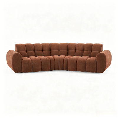Jozwiak Modern Style 136" W Curved Shape Type3 4S Sofa