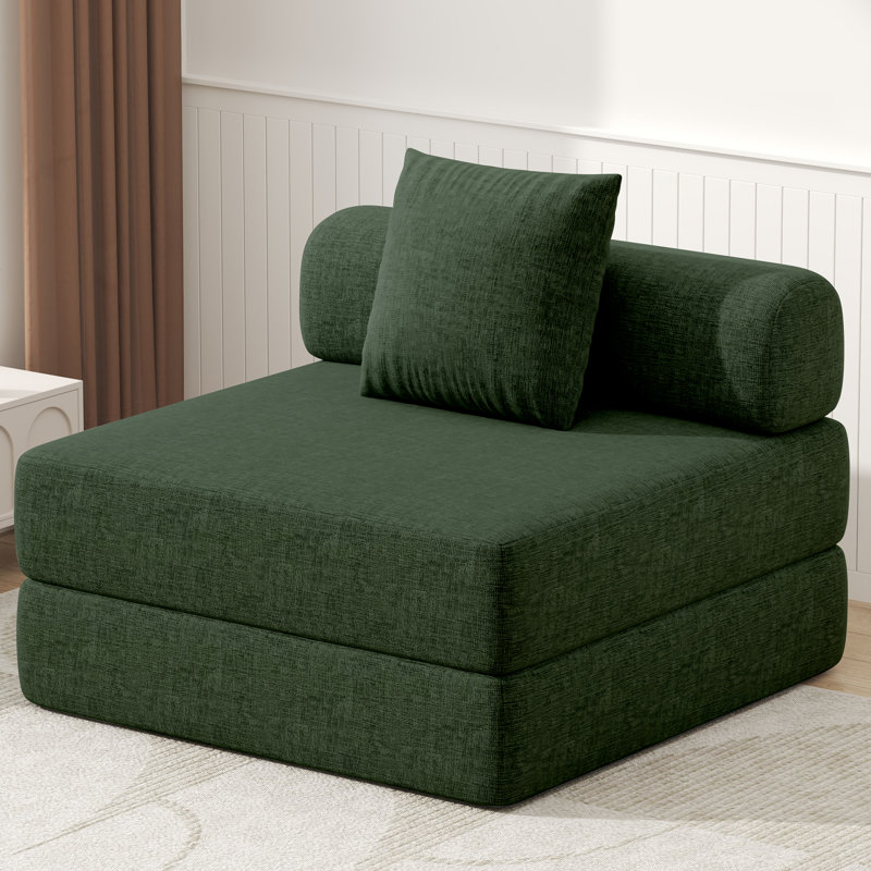 Folding Sofa Bed DIY Combination Modular Sofa Convertible Chenille Couch For Living Room