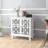 Storage Cabinet with Fretwork Doors Shelf Modern Sideboard Buffet-1148608328