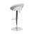 Swivel Upholstered Adjustable Height Counter Stool with Metal Frame-366193130