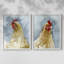 «Chicken Portrait I», reproduction encadrée de qualité supérieure - prête à être accrochée - aucun clou requis - aucun clou requis-1237673886-1237673880