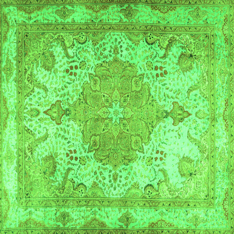 Performance Oriental Indoor Rug, Square 3'