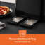 GEEPAS 4 Slice Toaster | 6 Browning Levels with Cancel Function | For Thin Small Bread Slice | 2 Independent Controls 2 Removable Crumb Trays Cool Touch High Lift | 1 Yr Warranty 1400W-86794885