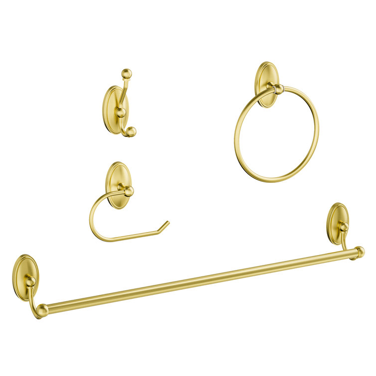 4 - Piece Bathroom Hardware Set