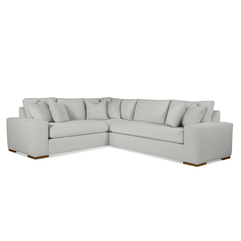 Memphis Sectional, Oatmeal Crypton Performance; 0822-74, Left Hand Facing, Havana