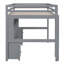 Lit mezzanine avec bureau, armoires, tiroirs et plateau de chevet, station de charge-2135616679