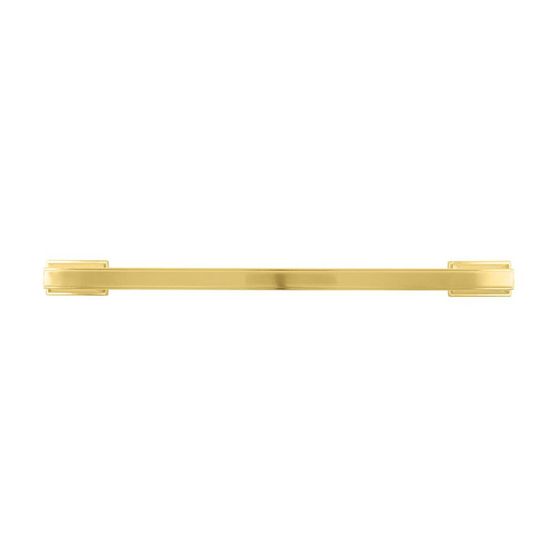 Brownstone Appliance Pull, 12", Brushed Golden Brass
