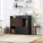 Extendable & Rotating Shoe Cabinet with 1 Drawer, 90-Degree Corner Cabinet, Multifuctional Storage Combination Cabinet for Living Room, Hallway, Entryway & Walnut