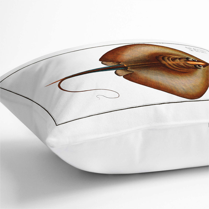 Square Cushion, 55cm H x 55cm W x 20cm D, White