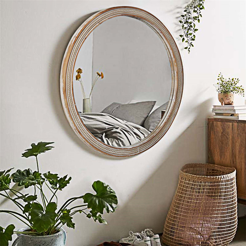 Miroir mural rond