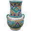 Vase de table intérieur / extérieur bleu / turquoise 8 po