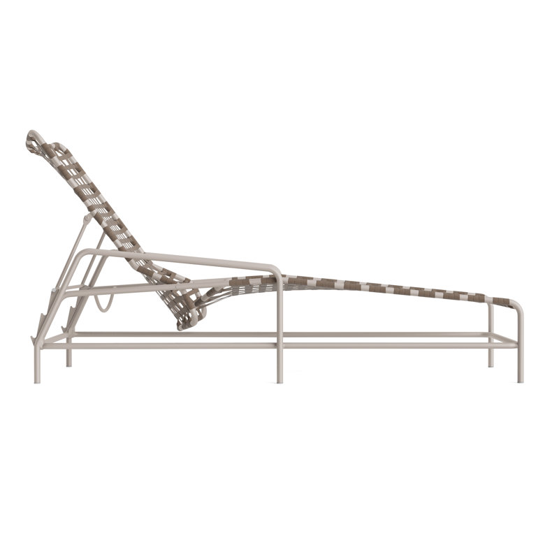 Kantan Outdoor Chaise Lounge, Mica/Dove Smooth