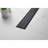 24 Inches Linear Shower Drain With Removable Quadrato Pattern Grate, 304 Stainless Shower Drain Included Hair Strainer And Leveling Feet, Flange-125382616