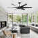 Jamariae 65" Ceiling Fan With No Light and Remote Control