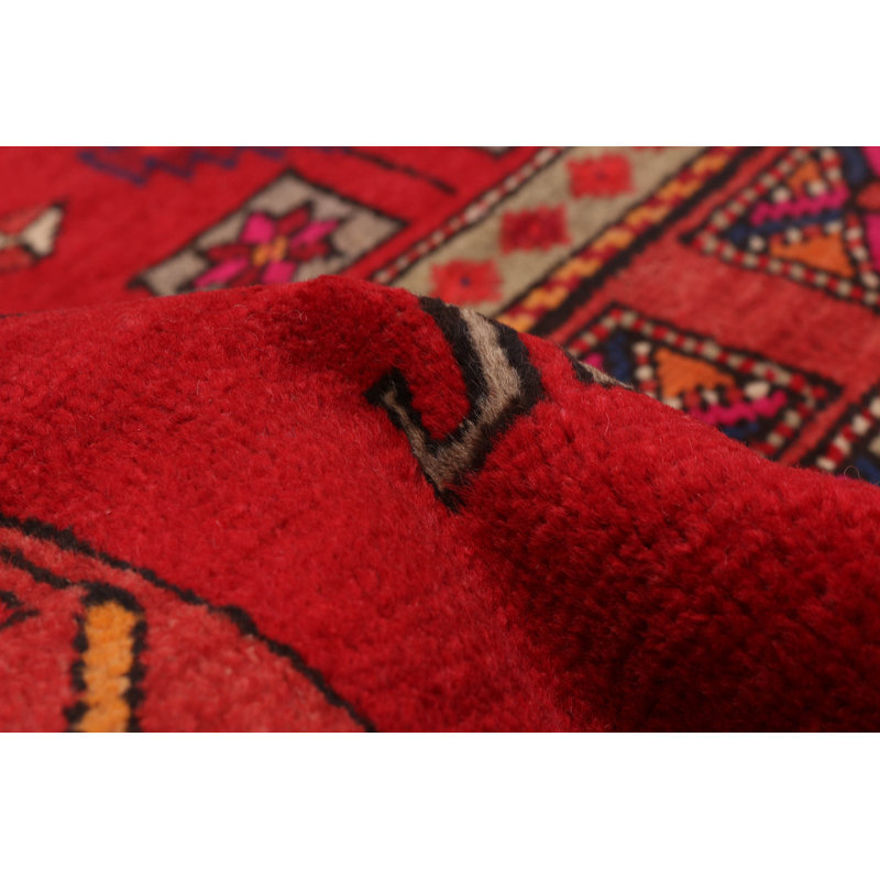 Tapis de couloir unique en laine style années 1990 3 pi 9 po x 10 pi 2 po Aubren