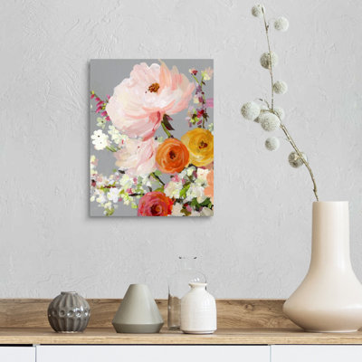 " Flower Story II " by Allison Pearce Painting Print