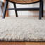 Tapis gris clair / ivoire en laine tissé à la main et à plat-1095802914