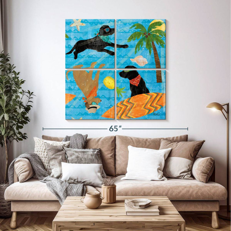 Brampt Good Vibes Pattern I, 45" H x 45" W
