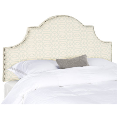 Caswell Upholstered Linen Blend Panel Headboard