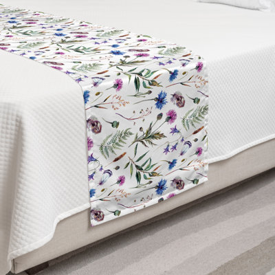 Multicolore, chemin de lit Red Barrel Studio® Thistle