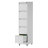 5 Drawer Metal Vertical File Cabinet With Lock On Wheels For Home Office,Heavy Duty Metal Storage Cabinet For A4/Letter/Legal Size Files, White, 17.71"D*15.16"W*64.17"H-121351213