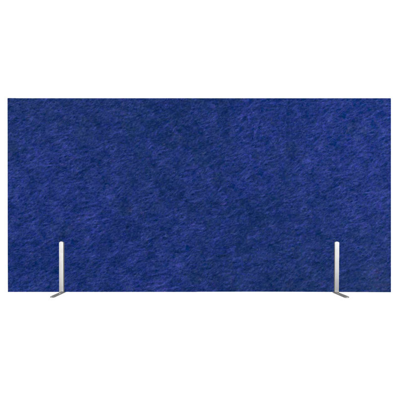 Panneaux d'intimité de bureau SoundSorb, H 24 po x L 48 po, Bleu