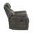 Classic Brownish Gray Reclining Chair with Plush Comfort, Vertical Tufting, and Solid Wood Frame for Transitional Living Rooms-408533206