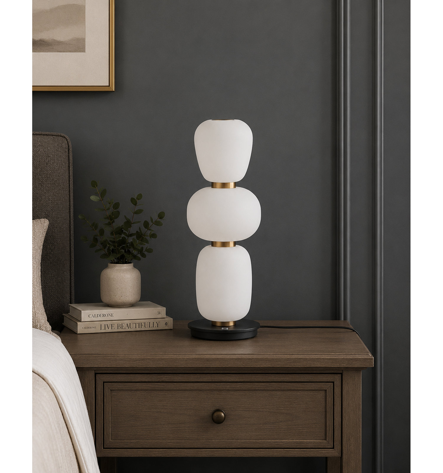 Kace-Triple StackTable Lamp