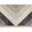 Lecreasha Beige Black Grey Low-Pile High-Traffic Area Rug-528830543