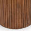 Console Mid-Century moderne en bois massif et marbre-731145441