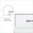 White Modern Side Table with Drawer &amp; Shelves | E1 MDF Material
