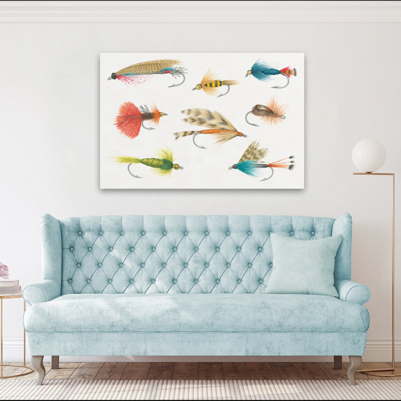 Contemporary Gone Fishin I, H 60 po x l 40 po