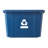 Gracious Living Storage Plastic Decorative Bin