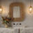 Palm Natural Sisal Rectangular Wall Mirror