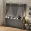 Lit escamotable avec bureau, lumières à DEL et station de charge USB-198136591