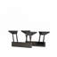 Table basse à plateau relevable en bois avec roulettes