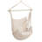 Hanging Hammock Chair, Cotton Rope Swing Chair with 2 Cushions, Side Pocket and Hardware Kit, 500lbs Capacity-1463479568