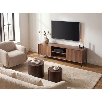TV Stand COWELL Dark Brown