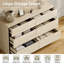 Commode 2 en 1 avec 9 tiroirs, commode moderne avec tablette réglable et base en métal, organisateurs de placard et armoire de rangement pour chambre à coucher-1383150665