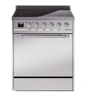 ILVE Nostalgie II Series 30 inch Induction Range with 4 Induction Elements (Solid Door)