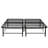 King Size Metal Bed Frame Platform Base, Black. Construction For Reliability. Provides Optimal Mattress Support. Under Storage Option. Simple To Assemble. Compatible With All Categories. Industrial-191210633