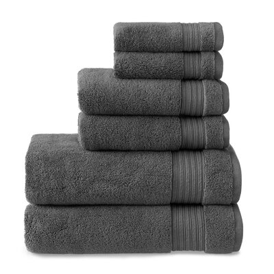 The Twillery Co.® Astoria 6 Piece 100% Cotton Towel Set & Reviews | Wayfair
